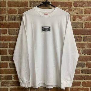 Supreme Classic White Long Sleeve Tee